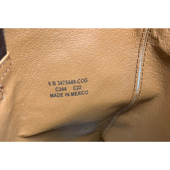 NEW Frye Melissa Button Tall Equestrian Riding Boots Sz 6 Cognac Oiled Leather - Picture 11 of 13